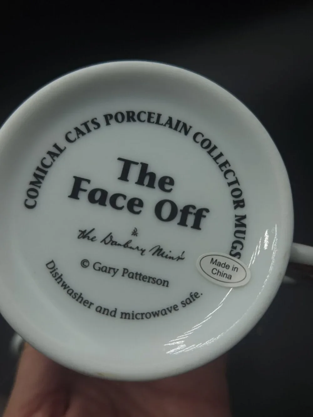 Gary Patterson Coffee Mugs Tea Cups The Face Off Feed Me Lot Of 2 NEW